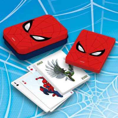Paladone Marvel : Cartes à jouer Spider-Man avec boîte de rangement