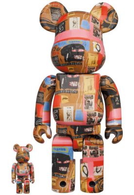 Medicom Toy Andy Warhol: Bearbrick - Andy Warhol x Jean-Michel Basquiat #2 Figurine 100% et 400%