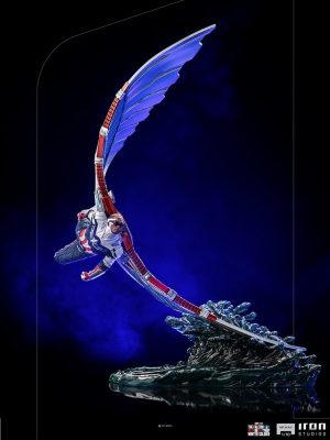 Iron Studios Marvel: The Falcon and the Winter Soldier - Captain America Sam Wilson Deluxe 1:10 Scale Statue