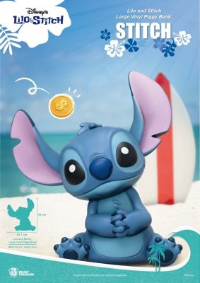 Beast Kingdom Disney: Lilo and Stitch - Stitch Large Vinyl Piggy Bank