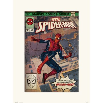 Grupoerik Print 30x40 Cm Marvel Spiderman Comic Front