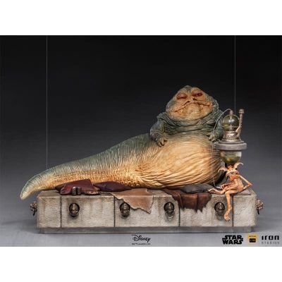 Iron Studios Star Wars : Jabba le Hutt - Statue de luxe à l'échelle 1:10