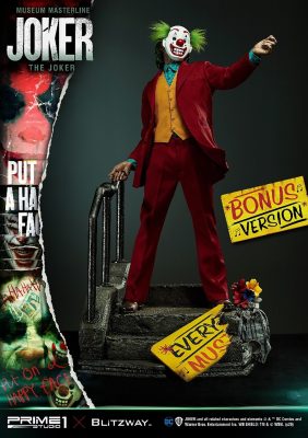 Prime 1 Studio DC Comics : Joker Movie - Statue à l'échelle 1:3 du Joker Bonus Version