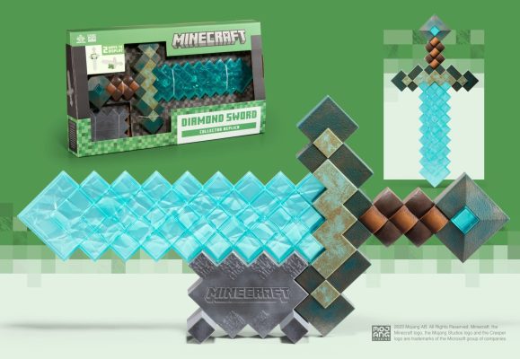 The Noble Collection Minecraft: Diamond Sword Collector Replica