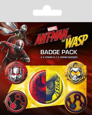 Hole In The Wall Marvel: Ant-Man and The Wasp Badge pack