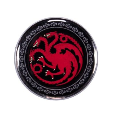 Half Moon  Bay Game of Thrones Enamel Badge - Targaryen