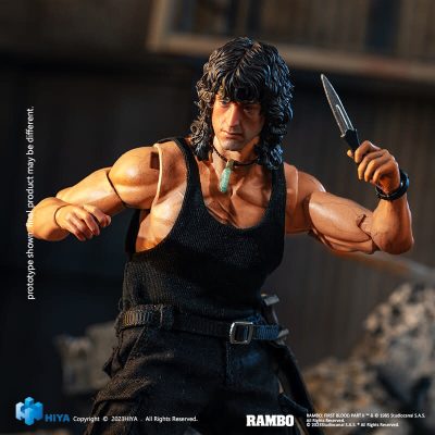 Hiya Toys Rambo III: Rambo 1:12 Scale Action Figure
