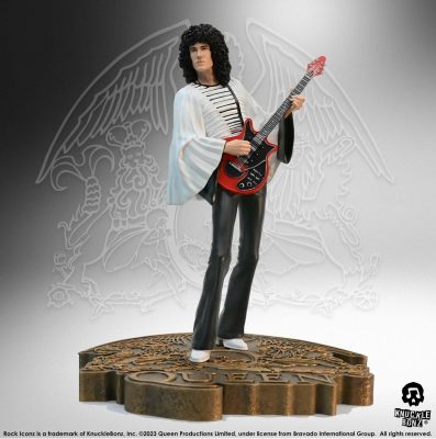 Knucklebonz Rock Iconz : Statue à l'échelle 1:9 de Queen II - Brian May