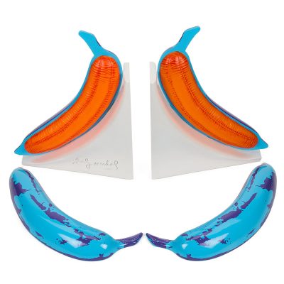 Kidrobot Andy Warhol: Blue Banana Bookends