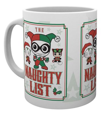 Hole In The Wall DC Comics - Naughty List Christmas Mug