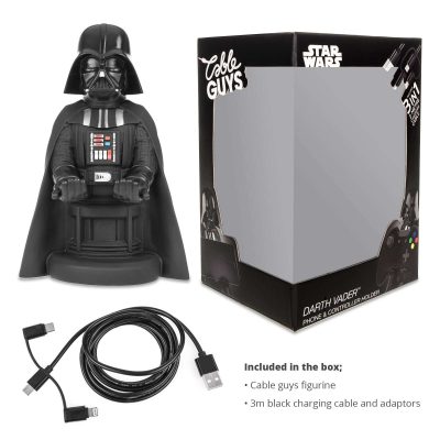 Exquisite Gaming Cable Guy - Star Wars Darth Vader Phone & Controller Holder