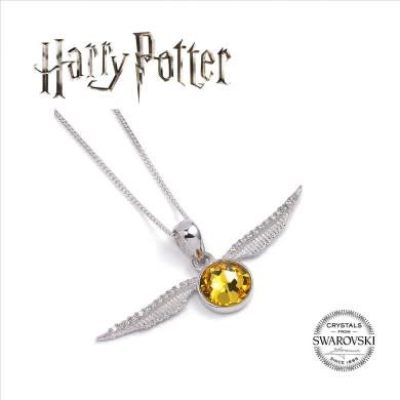 The Carat Shop Harry Potter: Embellished with Swarovski® Crystals Golden Snitch Necklace