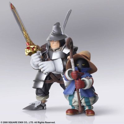 Square-Enix Final Fantasy IX: Bring Arts - Vivi Ornitier and Adelbert Steiner 6 inch Action Figure Set