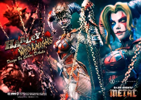 Prime 1 Studio DC Comics: Dark Nights Metal - Harley Quinn Who Laughs Deluxe Version 1:3 Scale Statue