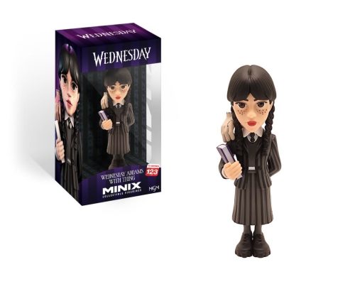 Minix Wednesday: Wave 3 - Wednesday Addams with Thing 5 inch PVC Figure