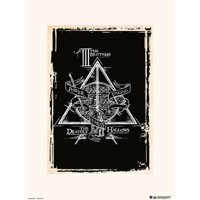 Harry Potter: Deathly Hallows Symbol Print