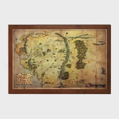 Noble Collection The Hobbit: The Map of Middle-Earth