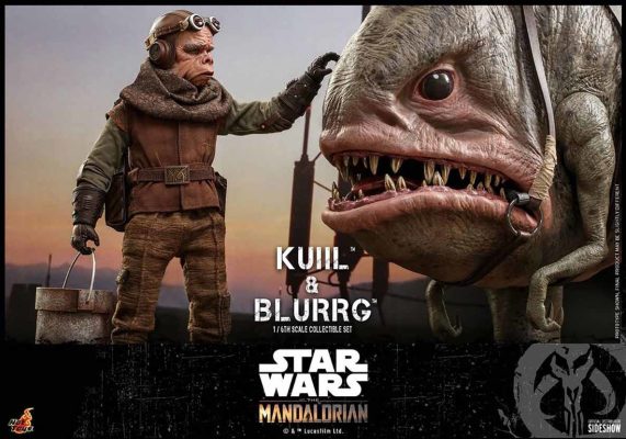 Hot toys Star Wars: Kuiil and Blurgg 1:6 Scale Figure Set