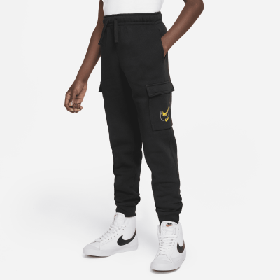 Pantalon cargo en tissu Fleece Nike Sportswear pour Garçon plus âgé - Noir