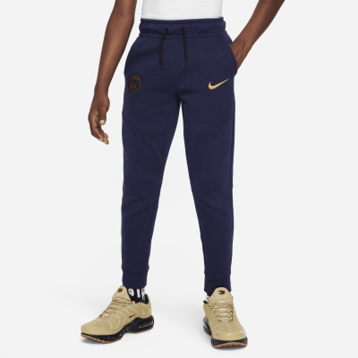 Pantalon de foot Paris Saint-Germain Tech Fleece Nike pour ado (garçon) - Bleu