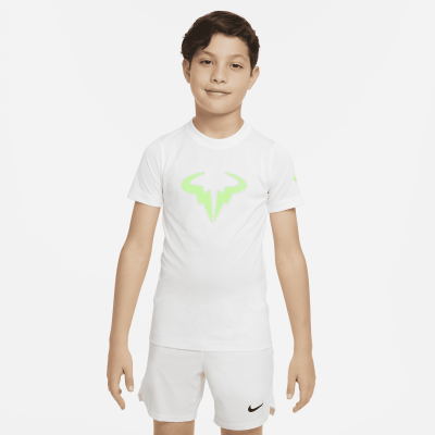 Tee-shirt de training Rafa pour garçon plus âgé - Blanc