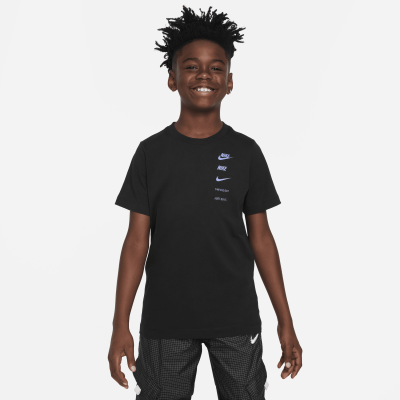 T-shirt à motif Nike Sportswear pour ado (garçon) - Noir