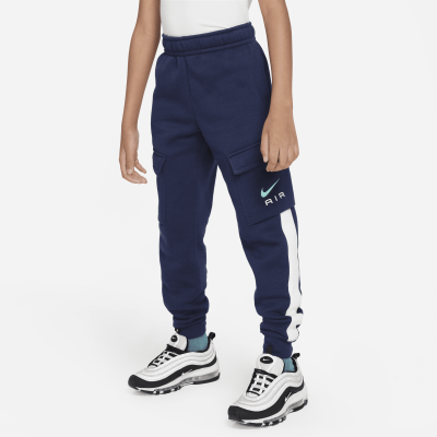 Pantalon cargo en tissu Fleece Nike Air pour ado - Bleu