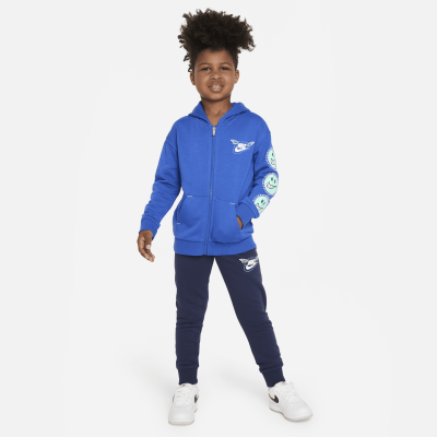 Ensemble deux pièces Nike Sportswear « Art of Play » French Terry Full-Zip Set pour enfant - Bleu