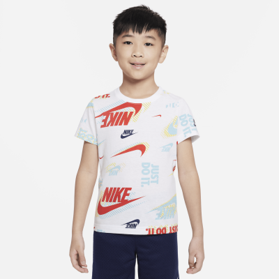 T-shirt imprimé Nike Active pour enfant - Blanc