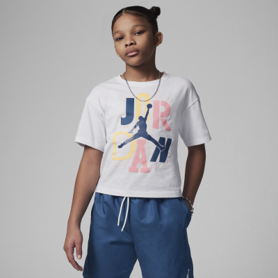 Tee-shirt Jordan Outside the Lines pour enfant plus âgé - Blanc