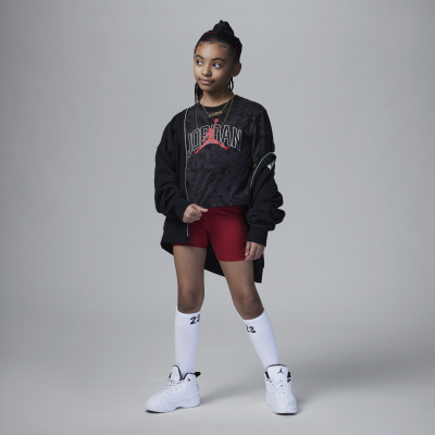 Ensemble deux pièces Air Jordan Flight Bike Shorts Set pour enfant - Rouge
