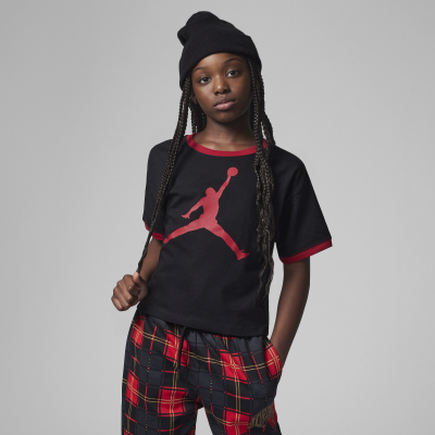 Tee-shirt Jordan Essentials Ringer pour enfant plus âgé - Noir