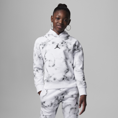 Sweat à capuche Jordan Essentials Printed Pullover Hoodie pour ado - Blanc