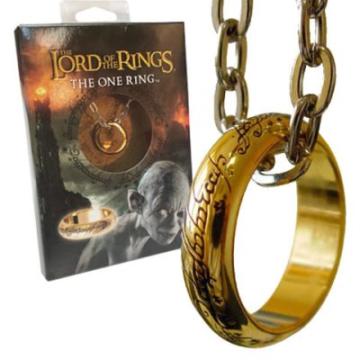 The Noble Collection Lord of the Rings: The One Ring - Pendant Necklace Costume Replica
