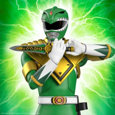 SUPER 7 Mighty Morphin' Power Rangers: Ultimates Wave 1 - Green Ranger 7 inch Action Figure