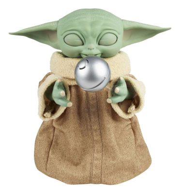 Star Wars The Mandalorian Figurine Interactive Galactic Snackin´ Grogu (Baby Yoda)