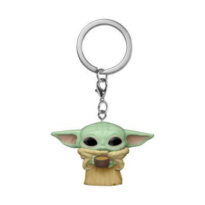 FUNKO Pocket Pop! Keychain: Star Wars The Mandalorian - The Child with Cup
