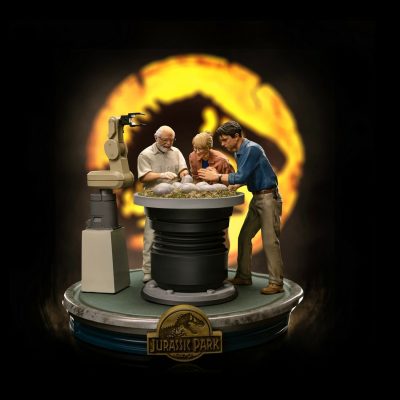 Iron Studios Jurassic Park: Dino Hatching Deluxe 1:10 Scale Statue