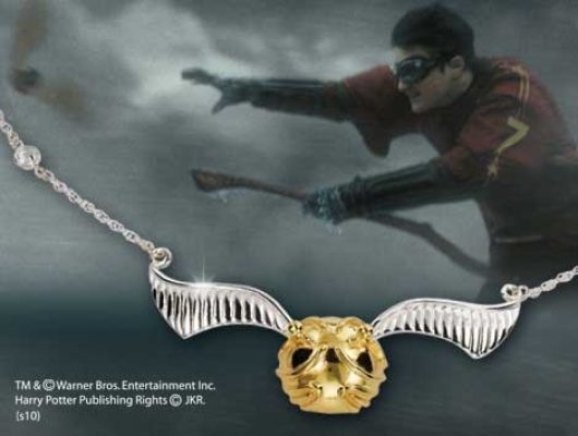The Noble Collection Harry Potter Necklace The Quidditch Golden Snitch
