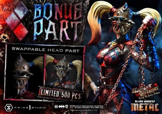 Prime 1 Studio DC Comics: Dark Nights Metal - Harley Quinn Who Laughs Deluxe Bonus Version 1:3 Scale Statue
