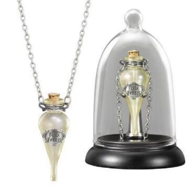 The Noble Collection Harry Potter Felix Felicis Pendant and Display