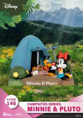 Beast Kingdom Disney: Campsites Series - Minnie & Pluto PVC Diorama
