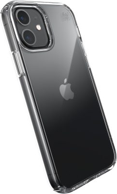 Speck Presidio Perfect Clear - Coque Apple iPhone 12 Pro Coque Arrière Rigide Antichoc - Transparent