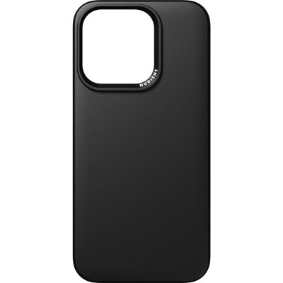 Nudient Thin Precise - Coque Apple iPhone 15 Pro Coque Arrière Rigide Compatible MagSafe - Ink Black