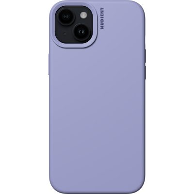 Nudient Base - Coque Apple iPhone 15 Plus Coque arrière en Silicone Souple - Soft Purple