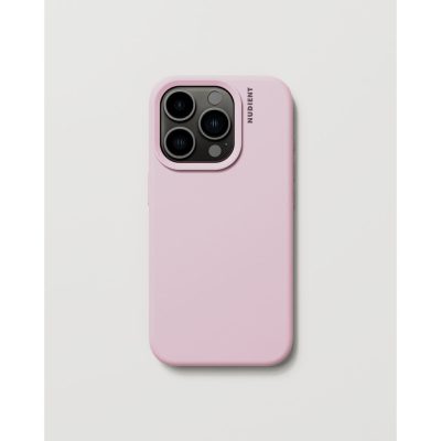 Nudient Base - Coque Apple iPhone 15 Pro Coque arrière en Silicone Souple - Baby Pink