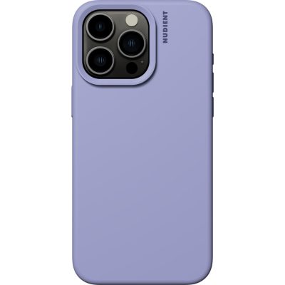 Nudient Base - Coque Apple iPhone 15 Pro Max Coque arrière en Silicone Souple - Soft Purple
