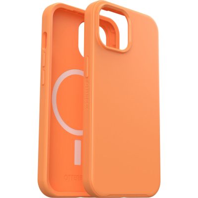 Otterbox Symmetry - Coque Apple iPhone 15 Coque Arrière Rigide Antichoc Compatible MagSafe - Orange