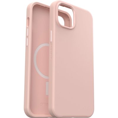 Otterbox Symmetry - Coque Apple iPhone 15 Plus Coque Arrière Rigide Antichoc Compatible MagSafe - Rose