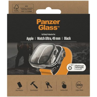 PanzerGlass Full Body - Apple Watch Ultra (49mm) Verre trempé Protection integrale - Compatible Coque